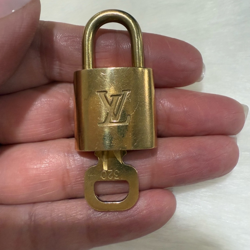 Louis Vuitton Gold Colored Padlock